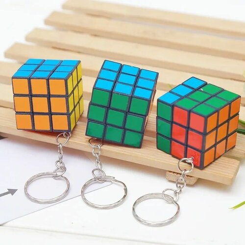 Брелок головоломка кубик Рубика 3 шт