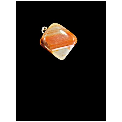 фото Подвеска из натурального агата "агатик-полосатик" нет бренда