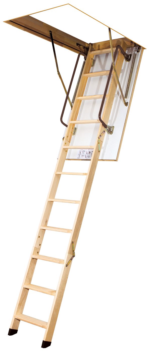 60*130*305 см Чердачная лестница с люком утеплённая FAKRO LWK складная / Люк чердачный с лестницей 60x130