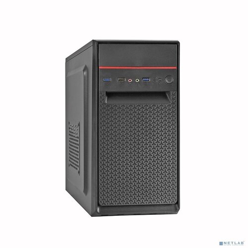 EXEGATE Корпуса Exegate EX283063RUS Корпус Minitower ExeGate BAA-107U Black, mATX, , 1*USB+2*USB3.0, Audio чёрный