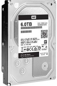 Жесткий диск HDD 6.0Tb Western Digital SATA-III, 128Mb, 7200rpm Black (WD6002FZWX)