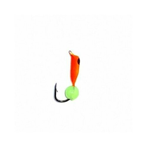 Мормышка вольфрамовая Рефлекс-М 15 Микроб Красный Черн Глаз Шар Зеленый 016гр 12 шт 1239₽