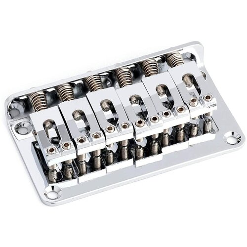 BN-02-CR Бридж (струнодержатель), хром, Metallor