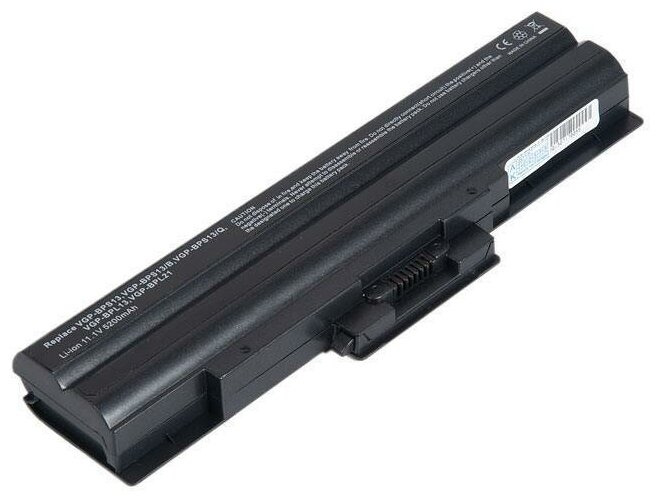 Аккумулятор для ноутбука Sony Vaio VGN-AW, CS, NW, FW (11.1V, 5200mAh). PN: VGP-BPS13, BPS13, BPL13, VGP-BPS21, BPL21, BPS21