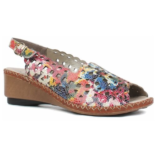 фото Босоножки rieker, размер 39, мультиколор