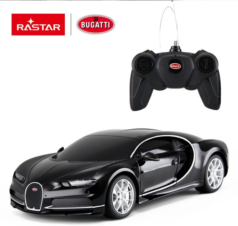 Машина р/у 1:24 Bugatti Chiron Цвет Черный