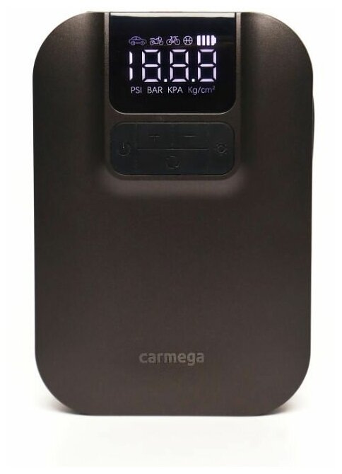 Компрессор автомобильный CARMEGA CARM-CD-07 8,25 атм, серый