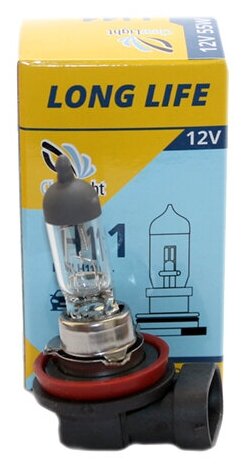 Лампа H11(Clearlight)12V-55W LongLife