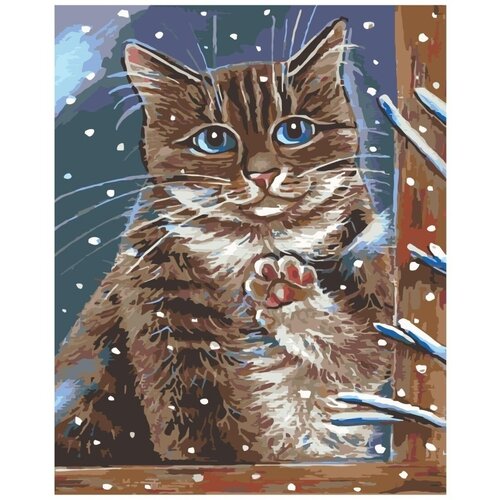 Картина по номерам Кошка у окна 40х50 см Hobby Home картина по номерам кошка у окна 40х50 см