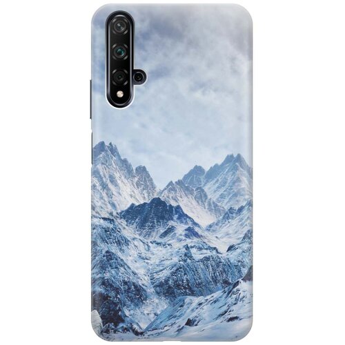 Ультратонкий силиконовый чехол-накладка для Huawei Nova 5 с принтом Снежные горы ультратонкий силиконовый чехол накладка для huawei y7 2019 с принтом снежные горы