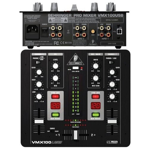 фото Dj микшерный пульт behringer vmx 100usb pro mixer