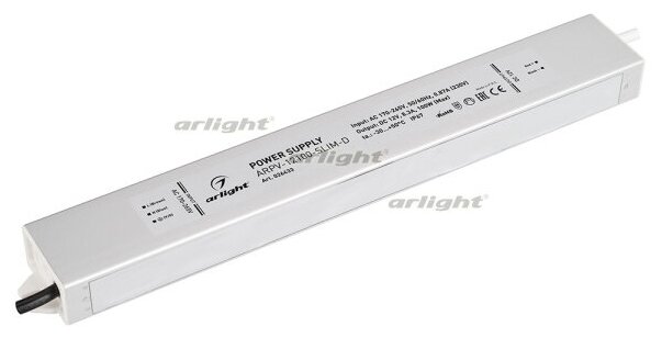 Блок питания ARPV-12100-SLIM-D (12V, 8.3A, 100W) (Arlight, IP67 Металл, 3 года)