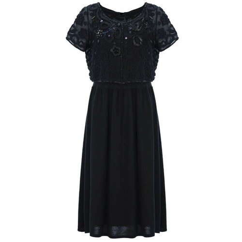 Платье MOSCHINO, вечернее, размер 46, черный