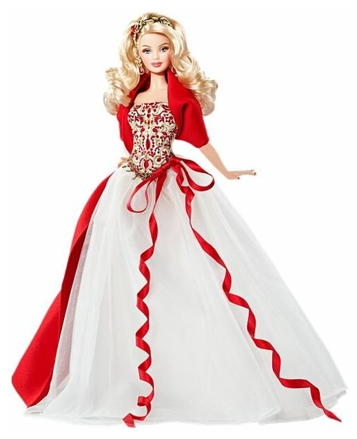 Кукла Barbie 2010 Holiday (Барби Праздничная 2010 Блондинка)