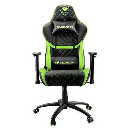 фото Кресло игровое cougar neon green