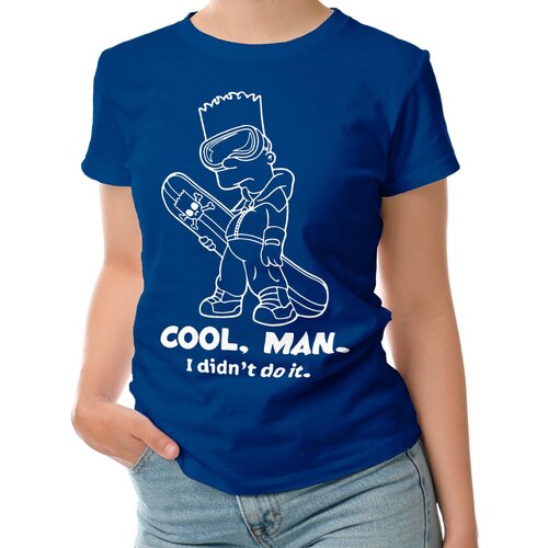 фото Футболка roly, размер l, синий