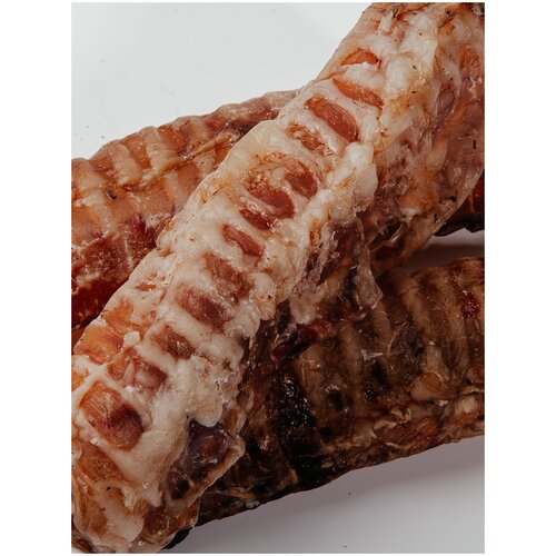 Трахея говяжья целая, 3шт. Долгоиграющее лакомство для собак всех пород.