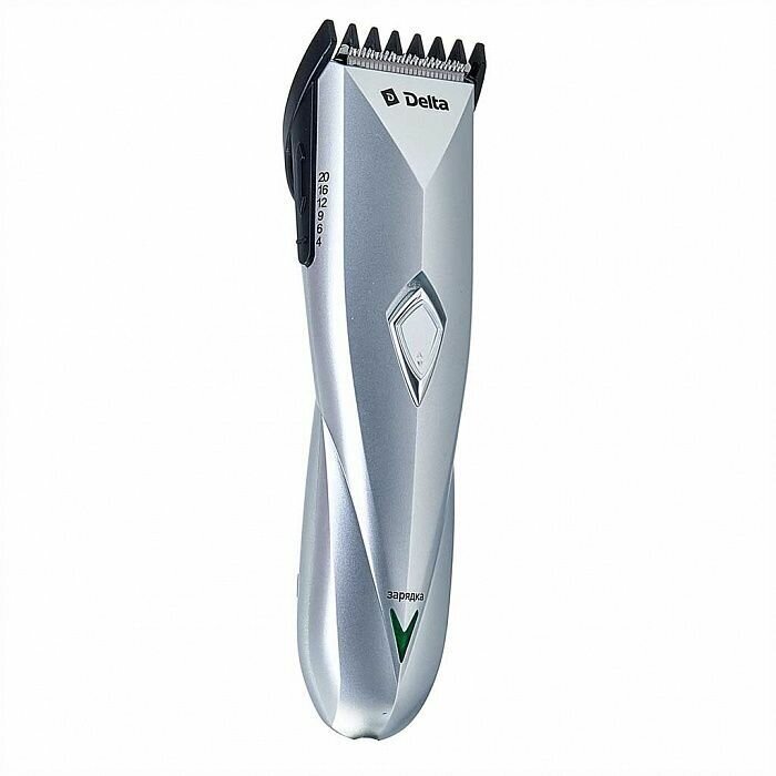 Машинка для стрижки волос DELTA аккумуляторная, серебро - фотография № 1