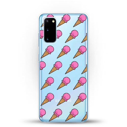 фото Силиконовый чехол мороженое на samsung galaxy s20 andy & paul