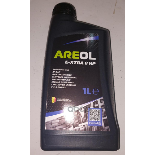 Areol E -Xtra 8 Hp (1L)_Масло Трансм. для Акпп ! Синт, Зелен, Аналог Febi 39095Zf 8 Hp, Bmw 83222152426 AREOL арт. AR113