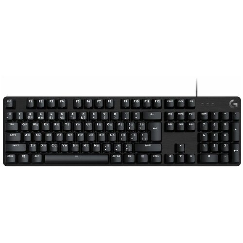 Клавиатура Logitech G G413 SE черный, русская игровая клавиатура logitech g413 se 920 010438