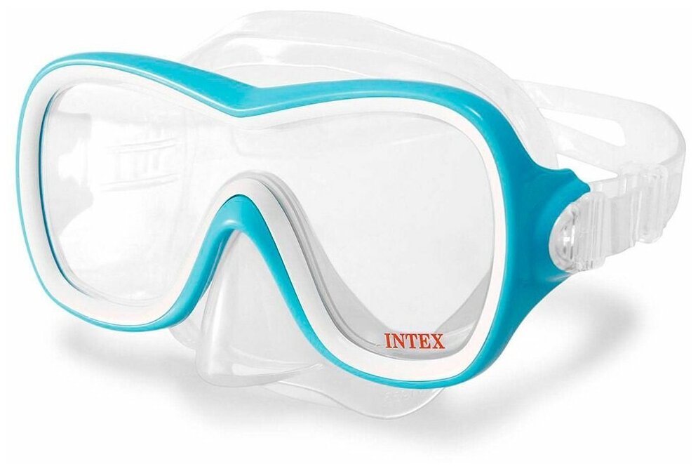 Маска для плавания Wave Rider Mask голубая, от 8 лет