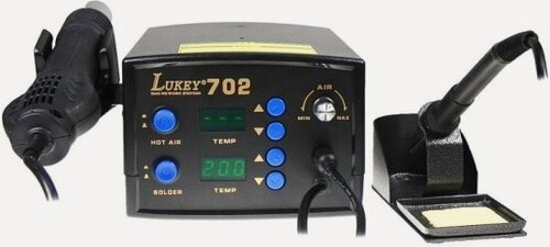 Изображение товара Паяльная станция Lukey 702, фен + паяльник