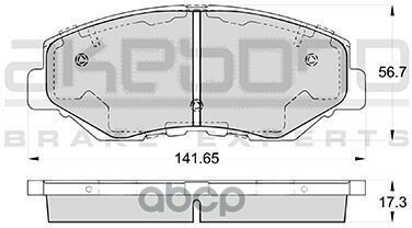 Колодки Тормозные Дисковые Передние Подходят Для Honda Cr-V Ii, Element Yh2 An-663Wk Akebono арт. AN-663WK