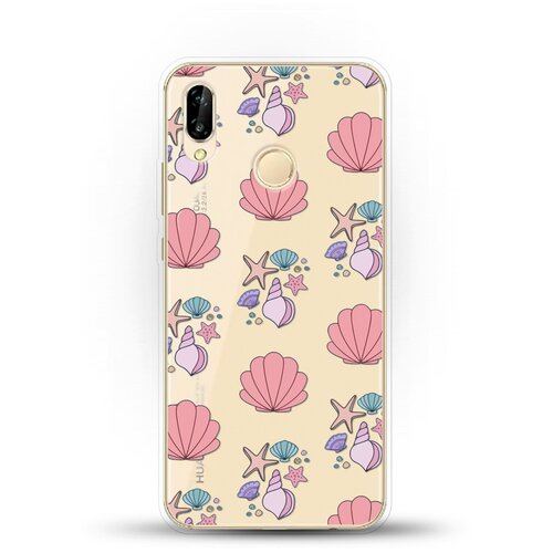фото Силиконовый чехол ракушки на huawei p20 lite andy & paul