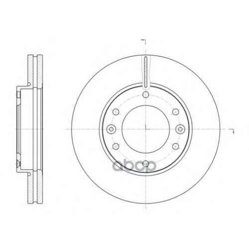 Диск Торм. Hyundai H1 0 7My Road house арт. 6139610