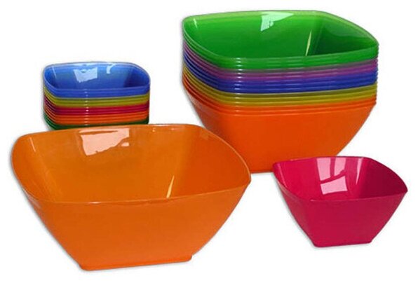 фото Салатник полимербыт 3,5л пластик микс цвета