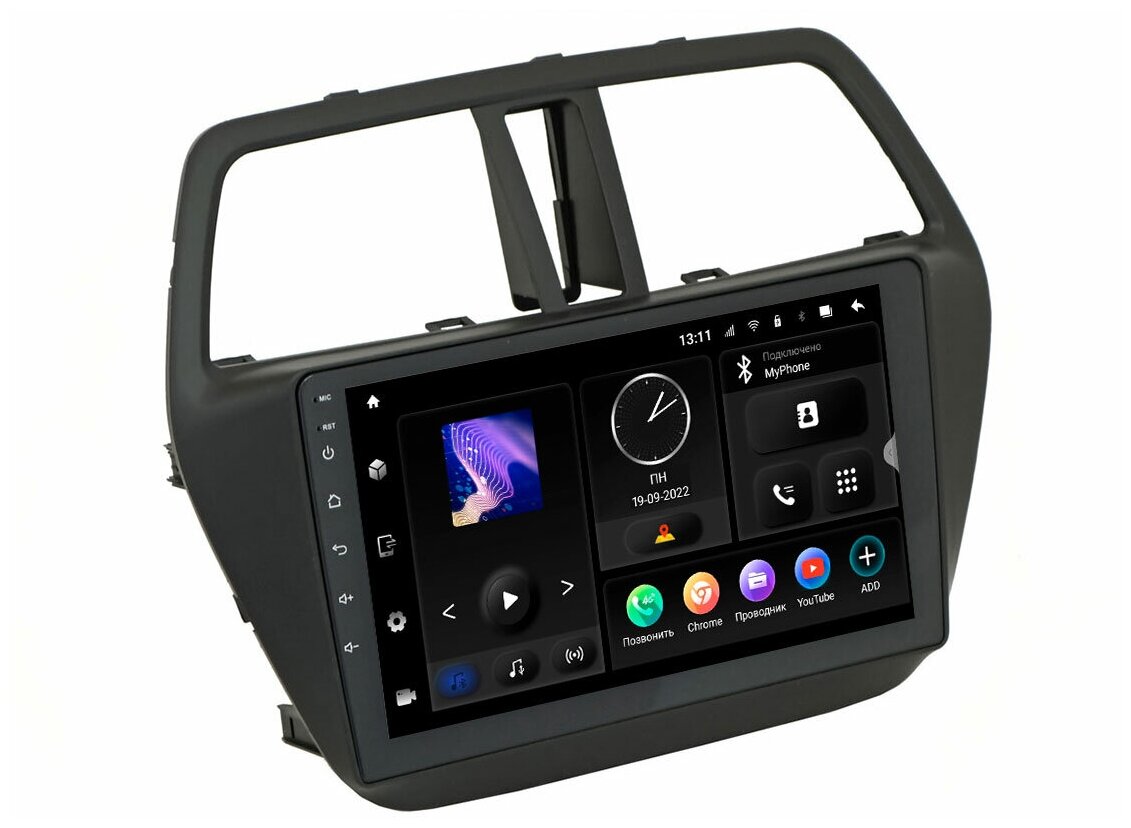 Автомагнитола Suzuki SX4 13+ комплектация с оригинальной камерой заднего вида (Incar TMX-0702c-6) Android 10, Bluetooth, 4G, Wi-Fi, экран 9"