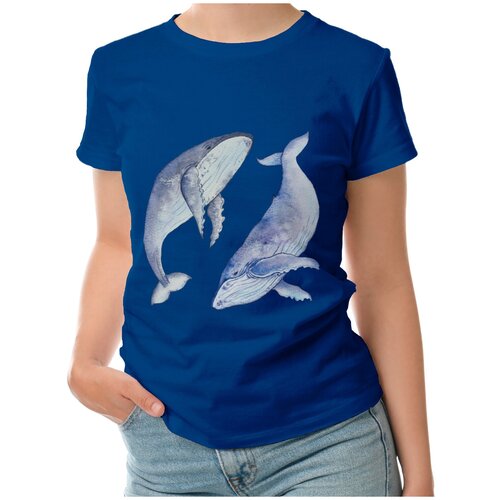 фото Футболка roly, размер l, синий