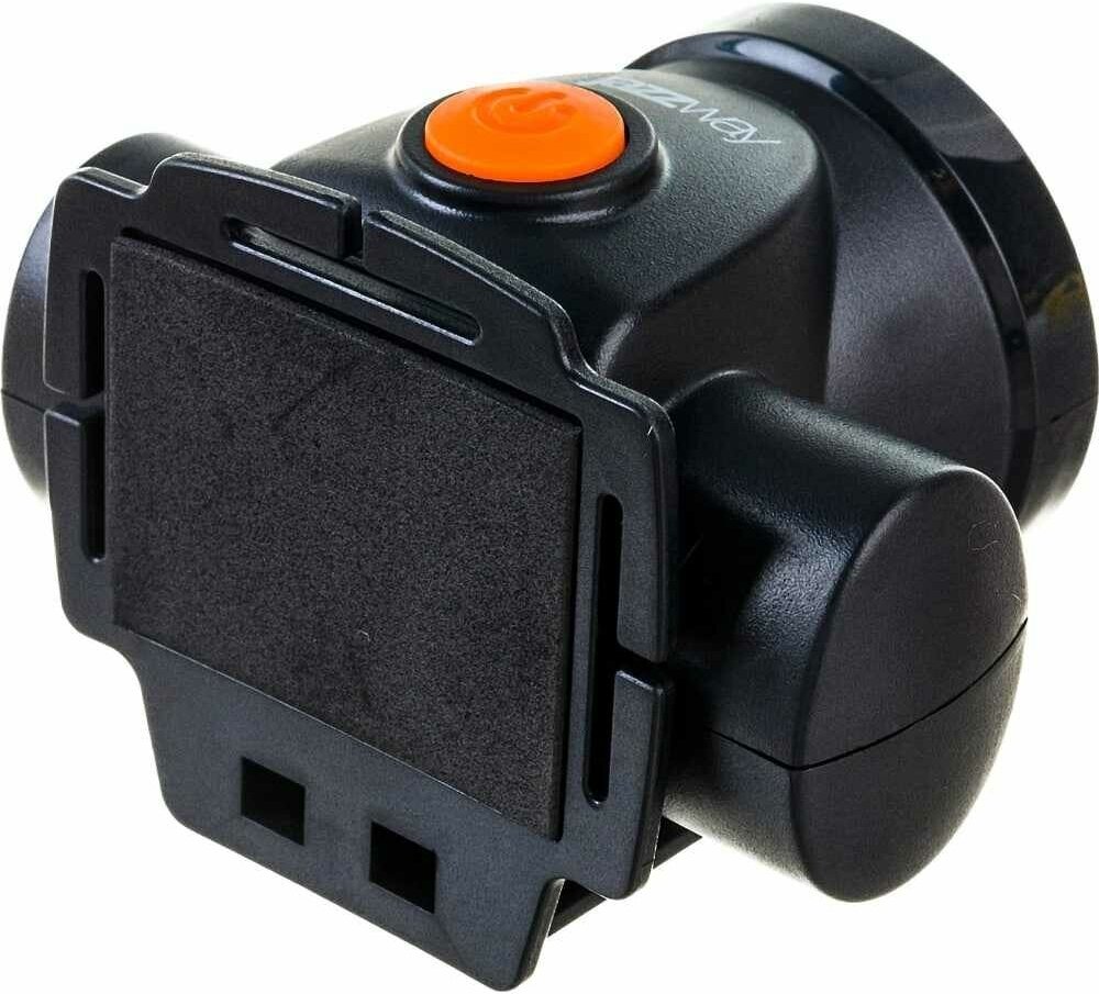 Налобный фонарь JAZZWAY AccuH8-L1W, черный , 1Вт [5028036] - фото №3