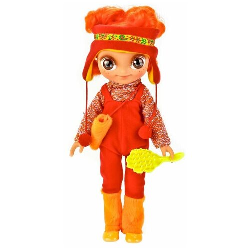 Кукла Карапуз Cказочный патруль Алёнка в зимней одежде 249107