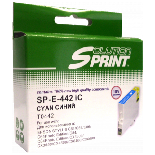 Картридж Sprint SP-E-442iС картридж epson sprint sp e 634iy для струйного принтера совместимый