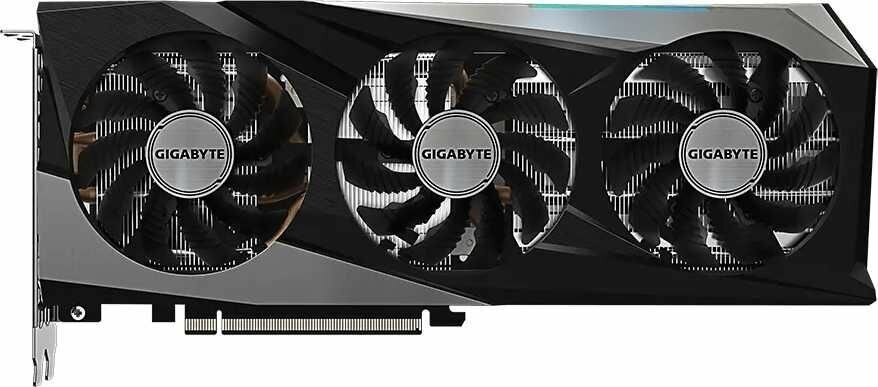 Видеокарта RX 6700XT 12288Mb Gigabyte PCI-E 4.0 GV-R67XTGAMING OC-12GD AMD Radeon 192 GDDR6 1650/16000/HDMIx2/DPx2/HDCP Ret