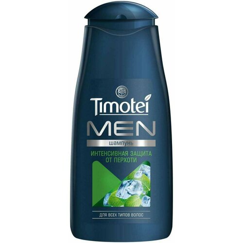 Timotei Шампунь Men Интенсивная защита от перхоти для всех типов волос, 400 мл , 2 шт.