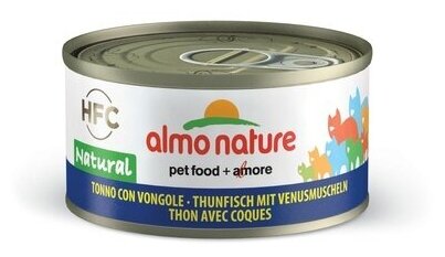 ALMO NATURE Legend HFC Cat Tuna&Clamst Консервы для кошек с Тунцом и Моллюсками 70 г