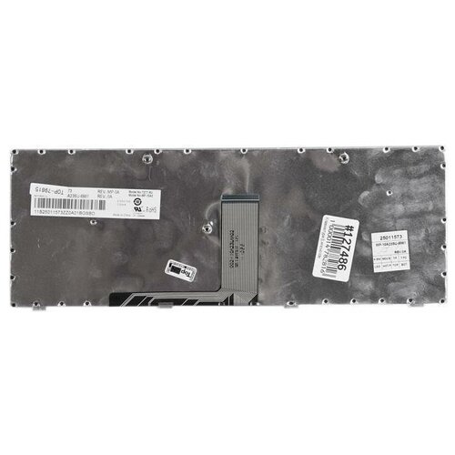 Клавиатура для ноутбука Lenovo IdeaPad B470 G470 G475 V470 Z470 Чёрная с рамкой гор Enter 1050₽