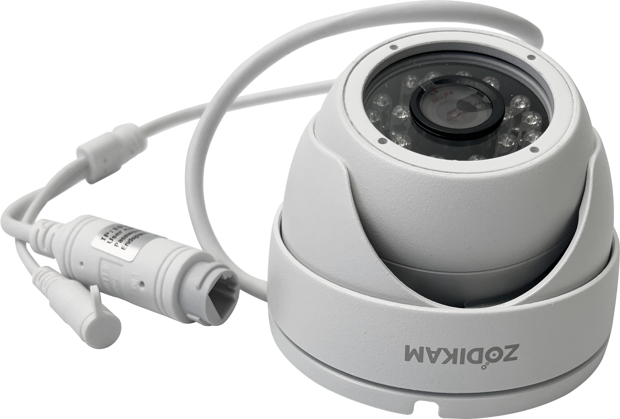 Купольная антивандальная IP камера видеонаблюдения для дома Zodikam 3202-P - фотография № 5