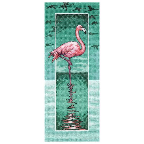 Набор для вышивания крестом Heritage Фламинго