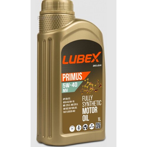 LUBEX L03413121201 Масло моторное синтетическое PRIMUS EC 5W-40 1л