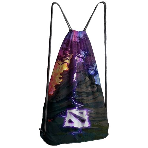 фото Сумка, рюкзак для сменной обуви dota скала и молния drabs