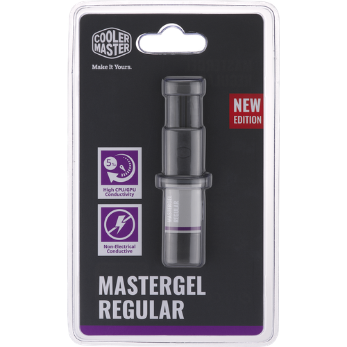Термопаста Cooler Master New MasterGel Regular термопаста cooler master mastergel regular [mgx zosg n15m r2]