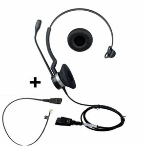 Фото Jabra Biz 2300 Mono QD-RJ 2303-820-104-25 Гарнитура