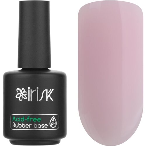 База каучуковая бескислотная IRISK Acid-free Rubber Base, 18мл (10 Milky Pink) irisk база acid free rubber base 10 milky pink 10 мл