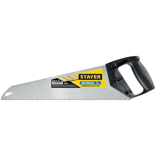 ножовка по дереву stayer 15050 40 z03 400 мм STAYER Universal 400 мм, Универсальная ножовка (15050-40)