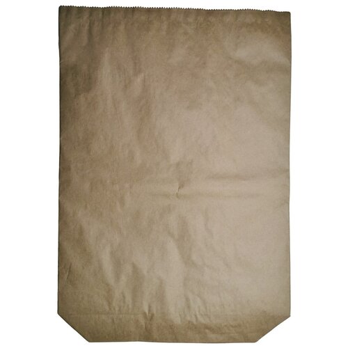 Крафт мешок бумажный трехслойный, размер 72х50х13 см, 10 шт