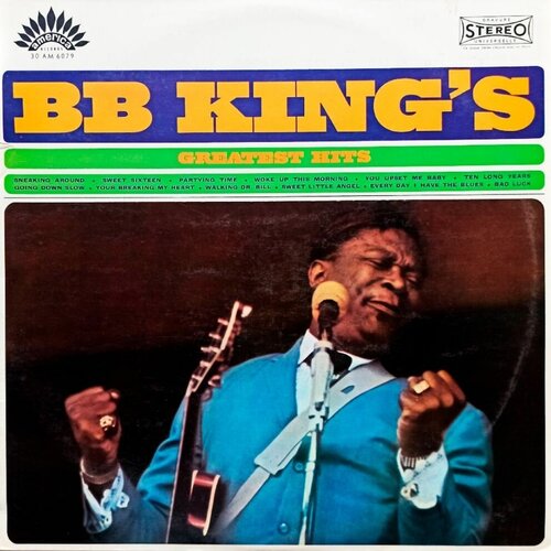 B.B. King. BB King's Greatest Hits (France, 1969) LP, EX+